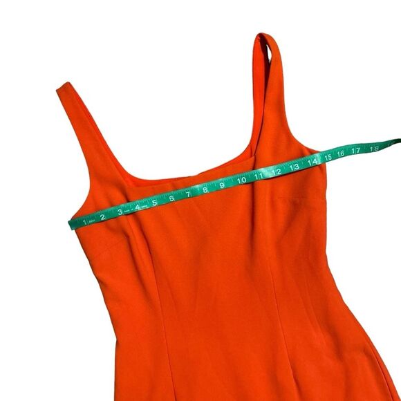 GIANNI BINI NWT Sleeveless Square Neck Ruffle Hi-Lo Reid Maxi Dress Spice - Picture 6 of 12